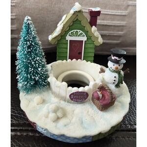 OUR AMERICA Stay-on-Tops Jar Candle‎ Christmas/Winter Theme